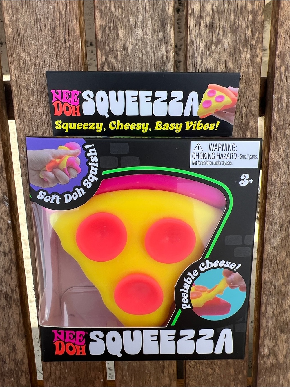 **AUTHENTIC** NeeDoh Squeezza Pizza squish toy